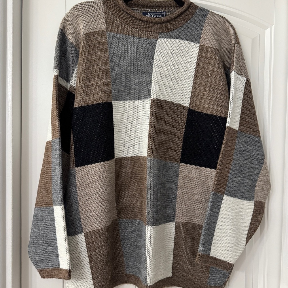 Vintage JJ Browne patchwork sweater